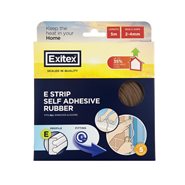 Exitex Draught Seal E Strip (Roll) - Brown